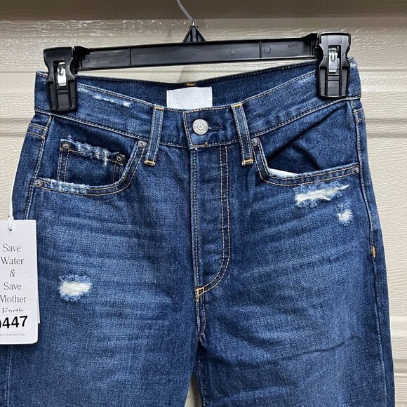 Boyish Jeans BILLY High Rise Rigid Skinny Jeans Sz 24 in LAND BEFORE TIME - Picture 8 of 13